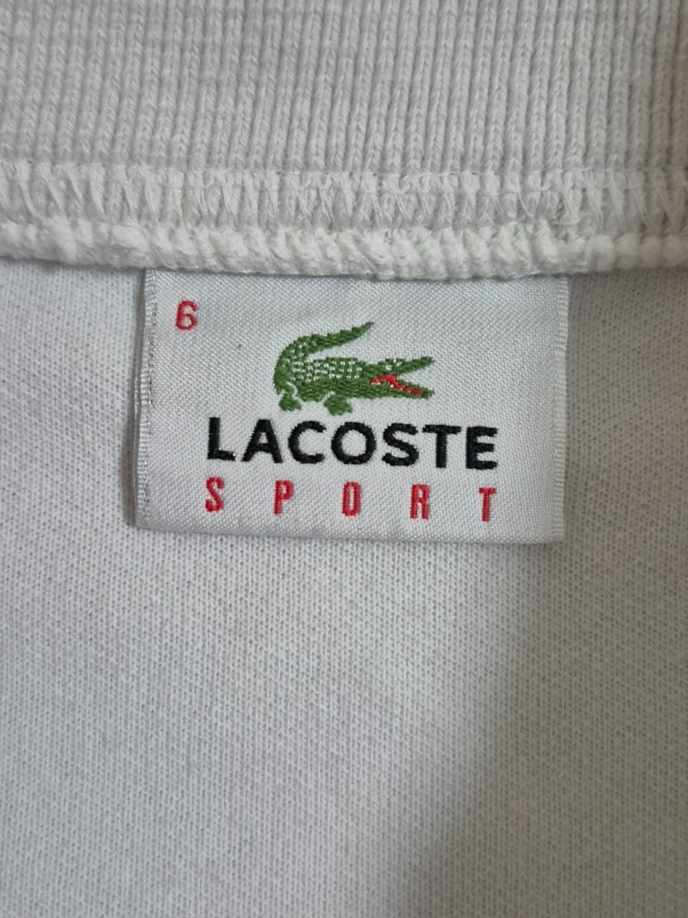 Vintage Lacoste Sport Track Jacket Mens Size 6 - Picture 3 of 7